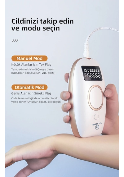Yues Ipl Lazer Epilasyon 999.999 Atım Otomatik/manuel Dokunmatik