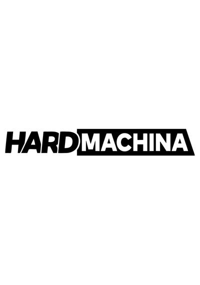 Hard Machine Sticker 17x17 Cm Siyah