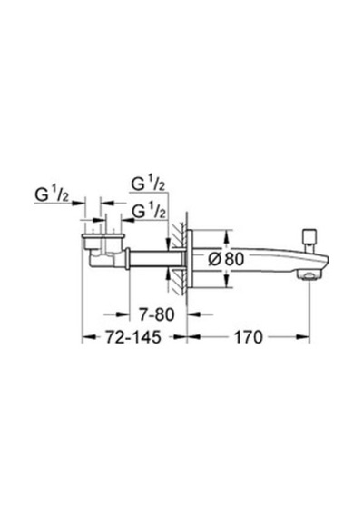 Grohe Eurostyle Cosmopolitan Yön Değiştiricili Çıkış Ucu - 132770 Diğer