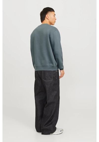 Jack & Jones Erkek Sweat 12241694 Koyu Gri Koyu Gri