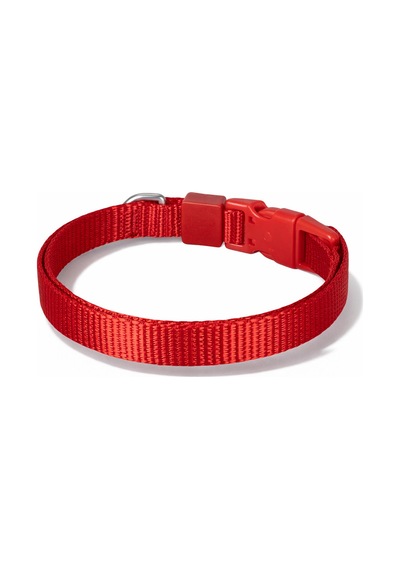 Swissplus Urban Paws Köpek Tasması Crimson Red Ayarlanabilir, Dayanıklı, Hafif-10mm Kırmızı