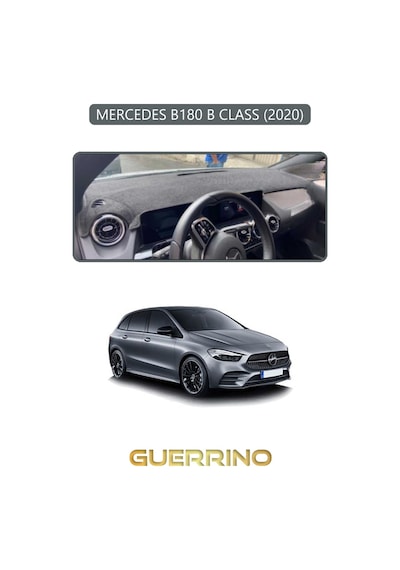 Mercedes B180 B Class 2020torpido Koruma Halısı Gri Kenar