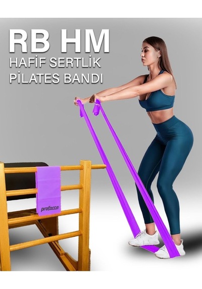 Pilates Lastiği Hafif Rb Hm Mor