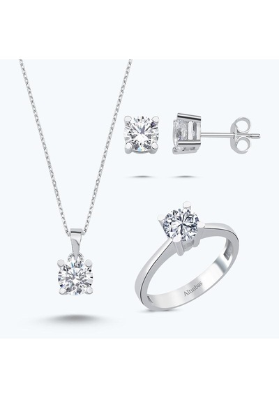 Altınbaş Altın Üçlü Tektaş Set Utkvr0049-24627-set