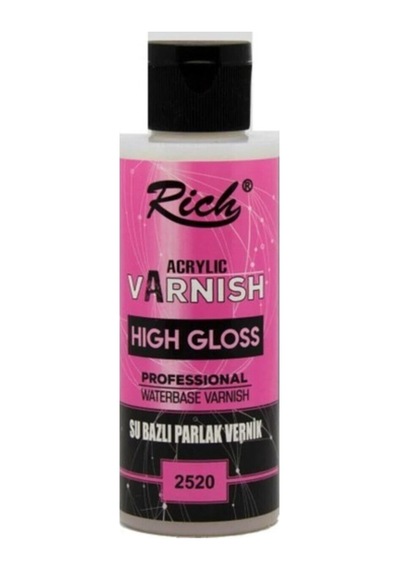 Parlak Vernik Su Bazlı High Gloss 500 Cc Turuncu