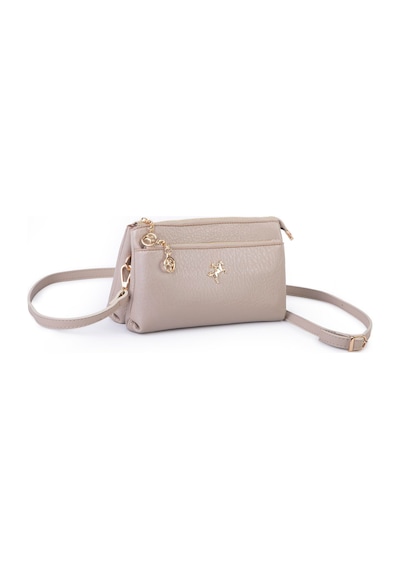 Nas Bag Kadın Çapraz Ve Clutch Çanta Bilek Ve Çapraz Askılı 24x15 Cm Kum Victoria