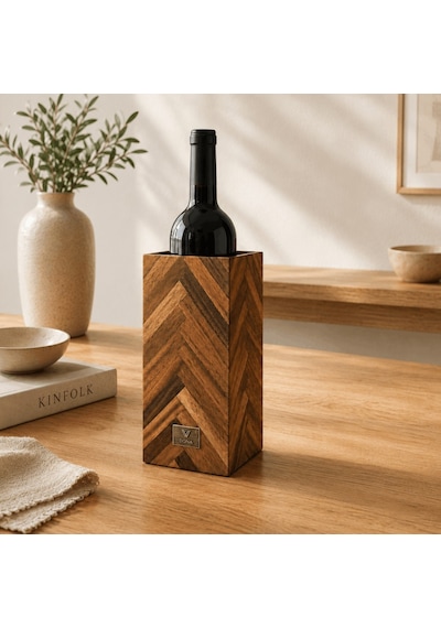 Dona Collection Şaraplık Dekoratif Şarap Şişesi Standı