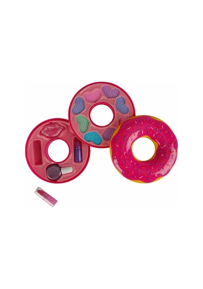 Donut Şekilli 2 Katlı  Makyaj Güzellik  Seti