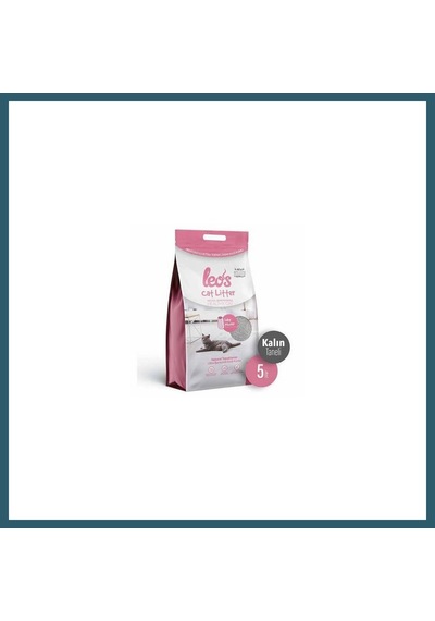 Leos Cat Litter Baby Powder Kokulu Kalın Taneli Kedi Kumu 5 Lt Ob