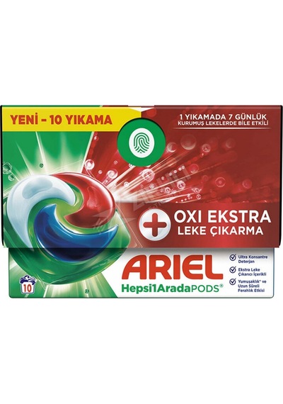 2 Adet Ariel Oxi Çamaşır Yıkama Kapsülü 10'lu 245 Gr Diğer