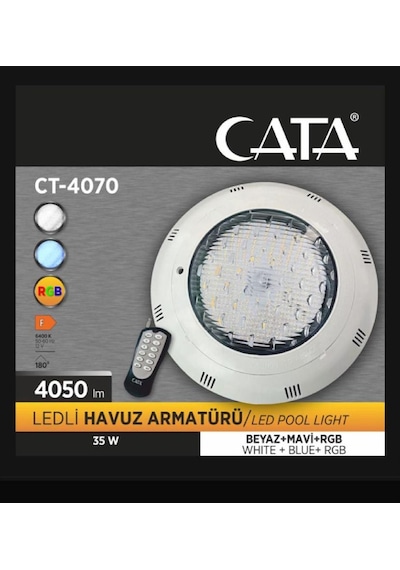 Cata Ct-4070 Ledli Havuz Armatürü 35w Rgb