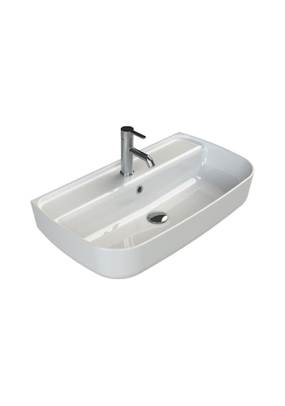 Turkuaz Cerastyle Aqua Tezgah Üstü Çanak Lavabo 75x42 Cm