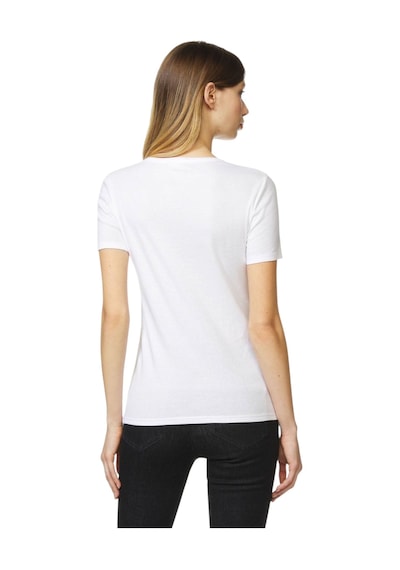 United Colors Of Benetton Basic Kısa Kollu Bisiklet Yaka T-shirt Beyaz