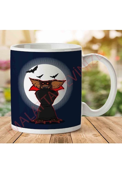 Of The Night Gremlins Dracula İki Tarafı Baskılı Kupa Bardak Çok Renkli