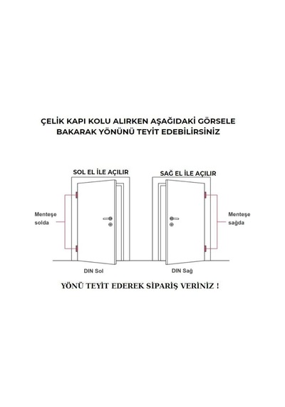 Osmanlı Çelik Kapı Kolu Osmanlı Aynalı Daire Giriş Kapı Kolu Sol El İle Açılır Tek Yön 1 Adet