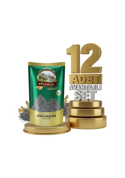 Aluçdağı Mavi Haşhaş 12x100 Gr