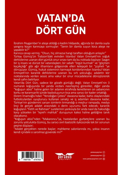 Vatan Da Dört Gün - Türkay Gümüş - Perseus Yayınevi