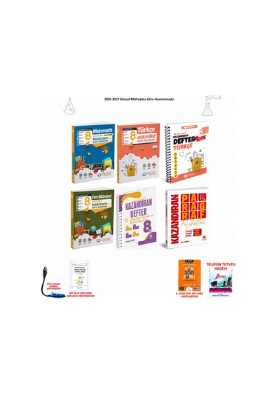 Çanta 8. Sınıf Lgs Tüm Dersler 216 6 Kitap Seti