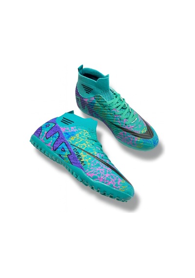 N Moda Air Laliga Yarı Profesyonel Çoraplı Çim-halı Saha Kauçuk Taban Unisex Futbol Ayakkabısı Turkuaz N Moda Air Laliga Yarı Profesyonel Çoraplı Çim-halı Saha Kauçuk Taban Unisex Futbol Ayakkabısı Turkuaz