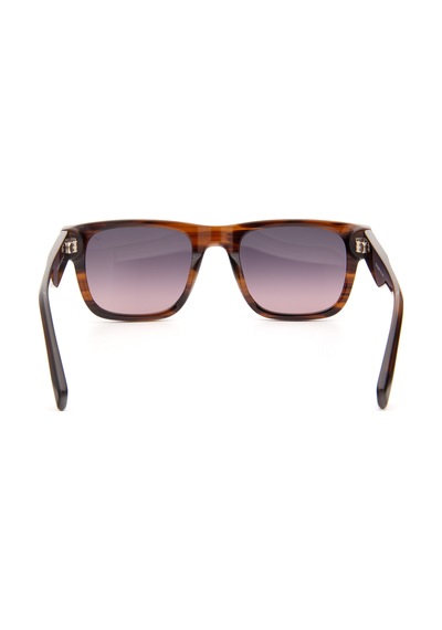 Zen Milano Eyewear Splq86-c02 52 Erkek Güneş Gözlüğü Kahverengi
