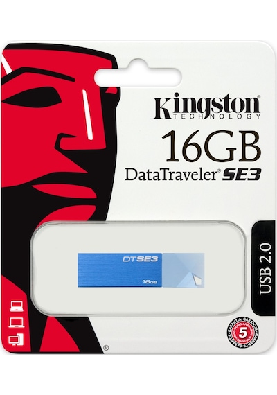 Kingston DataTraveler SE3 DTSE3 KC-U6816-4C1B 16 GB Usb 2.0 Flash Bellek