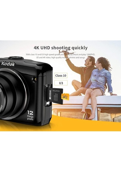Kodak Micro Sd Kart 64 Gb, Anahtar, Gopro, Dron, Akıllı Telefonlar, Microsdxc Uhs-ı Bellek Çubuğu - 100 Mb/s'ye Kadar, 4k Uhd Video, A1, U3, Sınıf 10