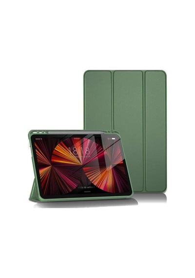 İpad Pro 11 2024 Kılıf Tablet Smart Kılıf - Koyu Yeşil Diğer