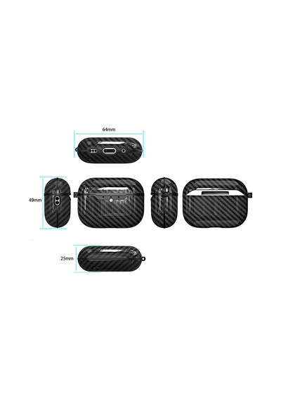 Airpods Pro 3 2025 A3063-a3064-a3065-a3122 Uyumlu Kılıf Silikon Airbag 05 - Kırmızı - T39615
