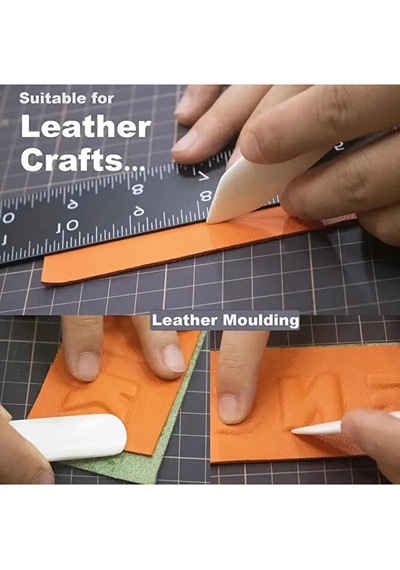 Kitap Ciltleme, Origami, Karton Katlama Deri Parlatma, İz Yapma, Şekil Verme, Kemik Görünümlü -2 Ad