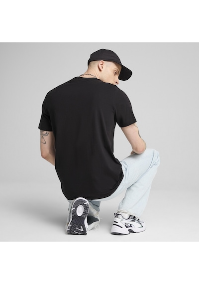 Puma GRAPHICS Icon Tee Unisex  Siyah Tişört