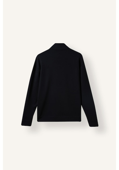 Defacto Standart Fit Dik Yaka Yarım Fermuarlı Basic Sweatshirt I0571ax26wnbk81 Siyah-bk81