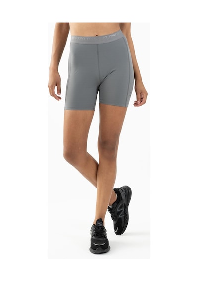 Maraton Active Slimfit Kadın Şort Fitness Açık Antrasit Şort 22283-açık Antrasit
