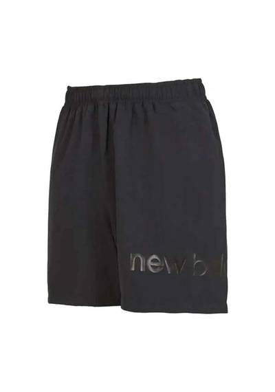 New Balance Baskılı Erkek Siyah Deniz Şortu Mns1324-bk