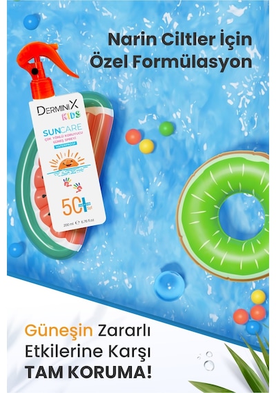 Kids Suya Dayanıklı Çocuk Güneş Kremi Spf50 Uva+uvb 200ml
