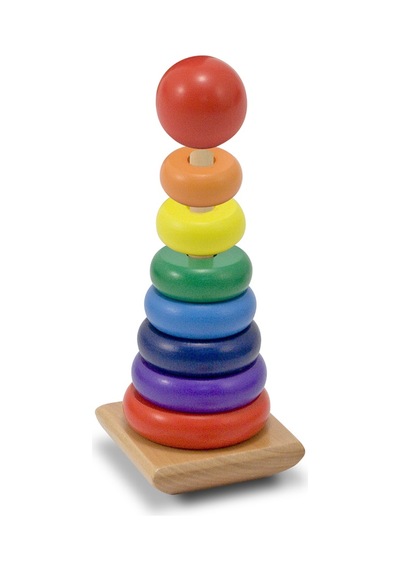 Melissa And Doug Ahşap Gökkuşağı Kule