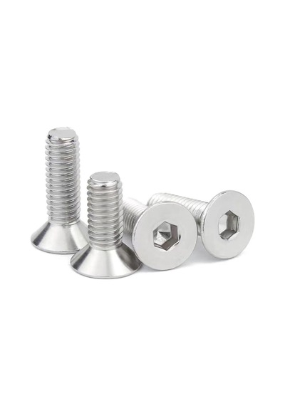 Havşa Başlı İnox İmbus 10.9 Dın 7991 A2 Paslanmaz Çelik Civata M5x12 Mm 20 Adet