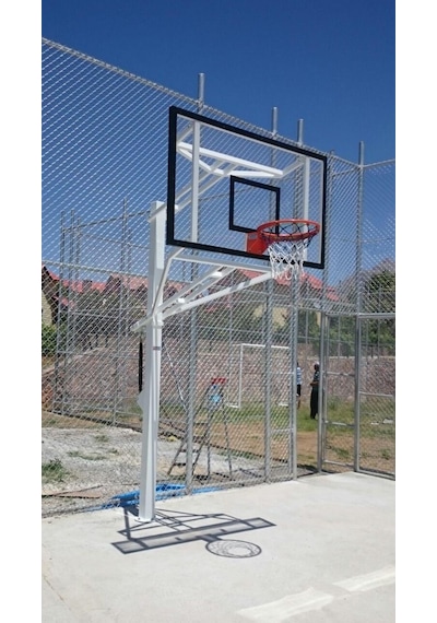Adelinspor Basketbol Potası Yükseklik Ayarlı 105x180 10 MM Cam
