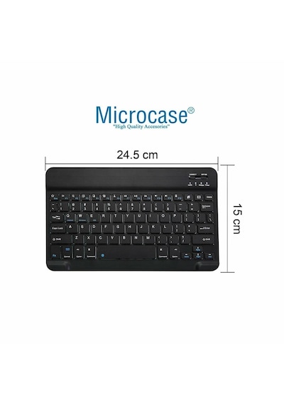 Microcase Huawei Matepad 11.5 2026 İle Uyumlu Bluetooth Klavye Tr Sticker + Bluetooth Mouse + Tablet Standı - Al2765