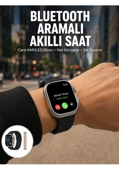 Akıllı Saat Kol Saati Android Ve İos Uyumlu Nabız Ölçer Sesli Asi