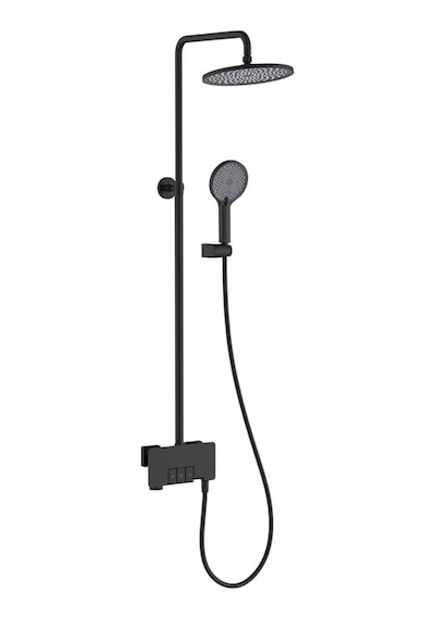 Fontana - Mat Siyah Duş Ünitesi Outlet - Fj-3155-
