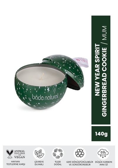 Bade Natural New Year Spirit Gingerbread Cookie Soya Mumu 140 Gr