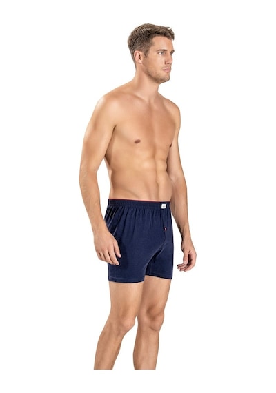 Jiber Erkek Lacivert Havlu Kemer Pamuklu Boxer 127