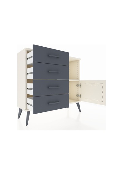 Arges Şifonyer Tek Raflı 4 Çekmeceli Tek Kapaklı 88x30x80 Aytaşı-aytaşı/antrasit Aytaşı/antrasit Arges Şifonyer Tek Raflı 4 Çekmeceli Tek Kapaklı 88x30x80 Aytaşı-aytaşı/antrasit Aytaşı/antrasit