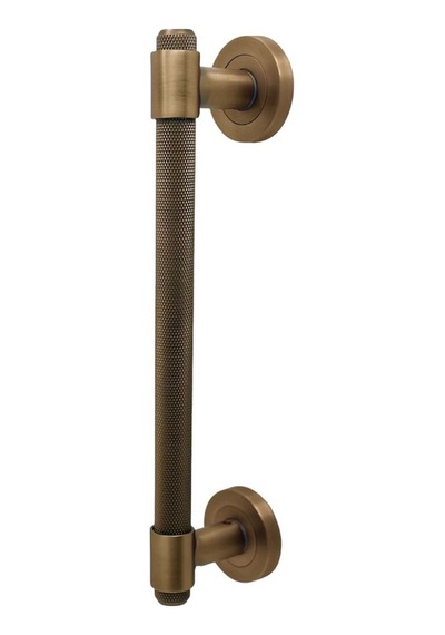 Punch Zamak A213 Mat Antik Sarı Çekme Kol Sürgülü Kapı Çekme Kolu 40 Cm 1 Adet