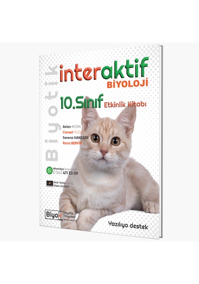 Biyotik Yayınları 10.sınıf İnteraktif Biyoloji Etkinlik Kitabı