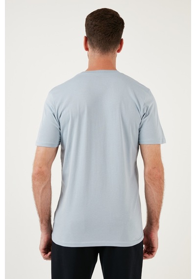 Buratti Pamuklu Regular Fit Bisiklet Yaka Basic Erkek T Shirt 59020201 Orta Mavi Buratti Pamuklu Regular Fit Bisiklet Yaka Basic Erkek T Shirt 59020201 Orta Mavi