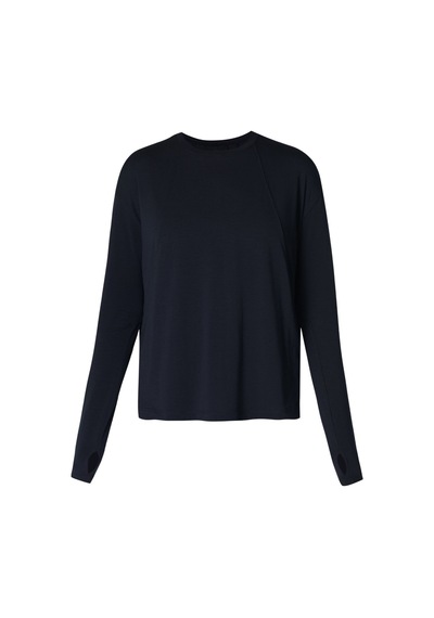 Sweaty Betty Sweaty Betty Soft Flow Studio Long Sleeve T Kadın Siyah Tank Top Blk Siyah