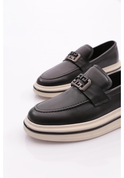 Dgn 24261 Erkek Casual Ayakkabı Siyah Antik