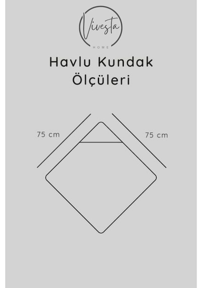 Premium Bebek Kundak Havlu 75x75 CM %100 Pamuk Yumuşak 0 - 1 Yaş