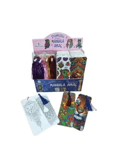 Püsküllü Mandala Ayraç Çocuklar İçin 400'lü Set